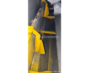 废料输送线 客户现场安转